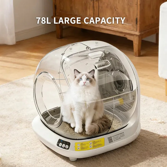 Automatic Self-Cleaning Cat Litter Box | 78L Smart App Control